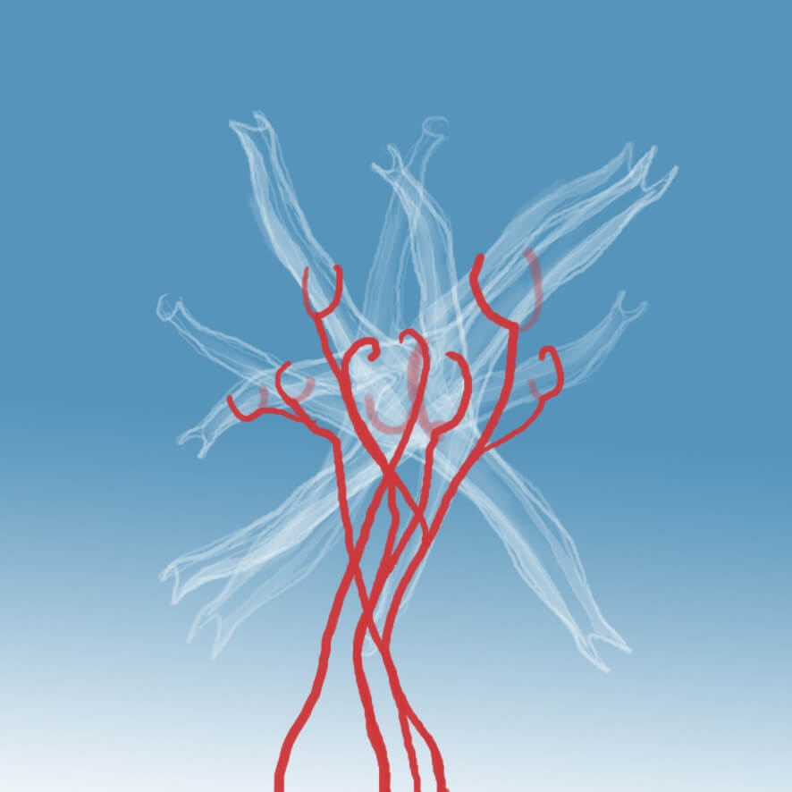 Royal Villeroy Carré d'Art, Sète Anémone Nathalie Le Gall