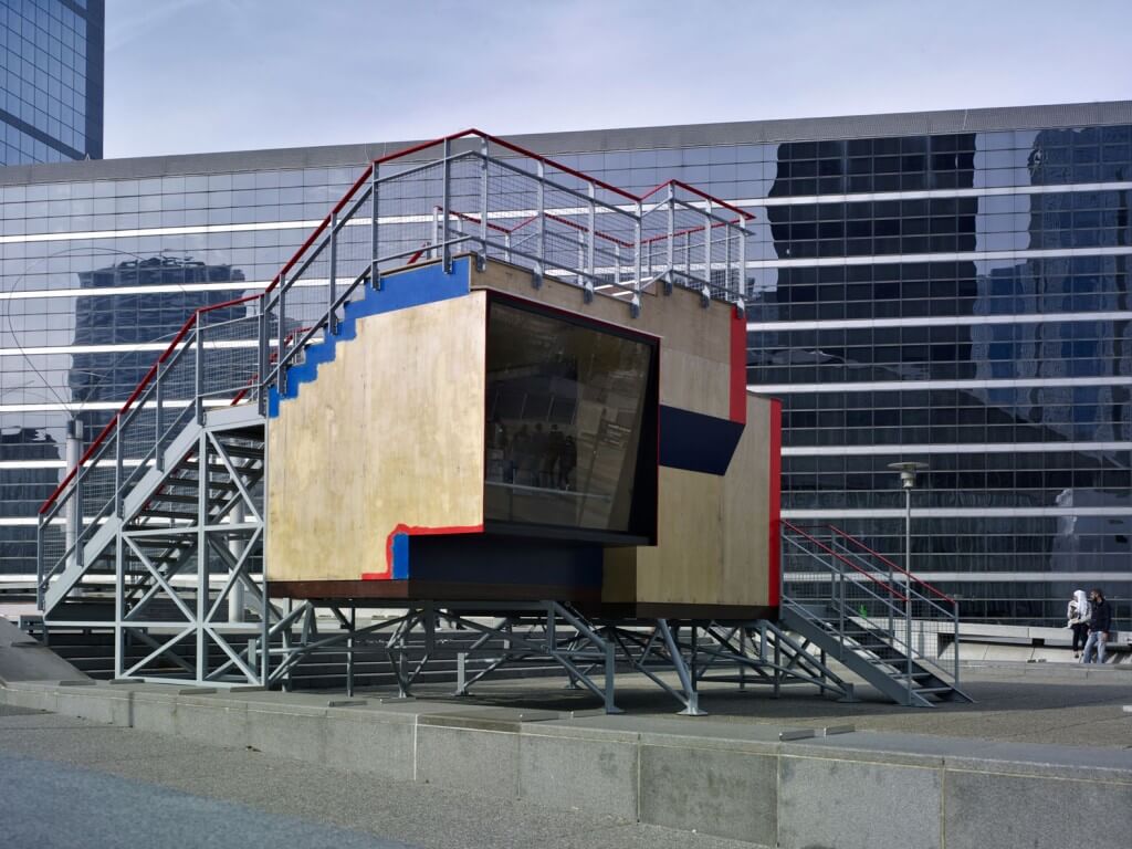Oeuvre en chantier Alain Bublex La Défense, Paris