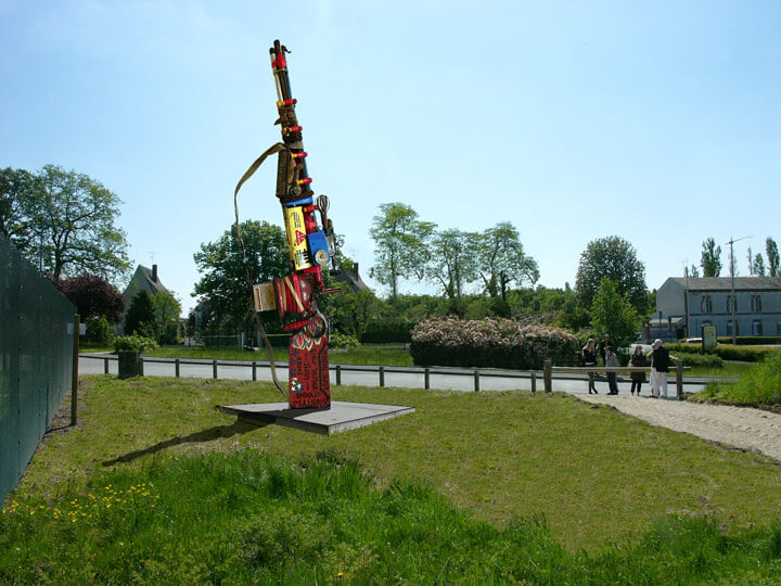 Étude  fabrication installation oeuvre d'art  André Robillard Centre Hospitalier G.Daumezon, Fleury-Les-Aubrais