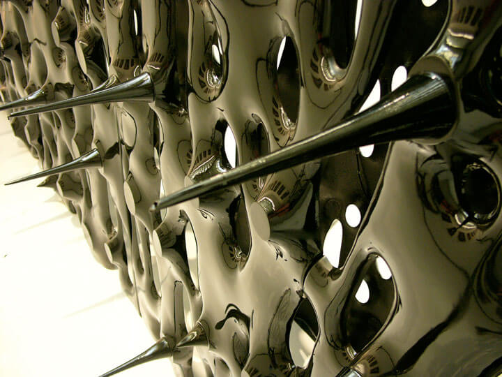 Présentation de la collection d'architecture du MAXXI, Museo Nazionale Delle Arti Del XXI Secolo, Rome, Italie Weeping prototype R&SIE(N)