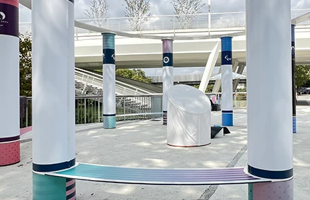 Fresque Trêve Olympique et Paralympique, Paris 2024