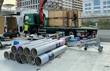 Fresque Trêve Olympique et Paralympique, Paris 2024