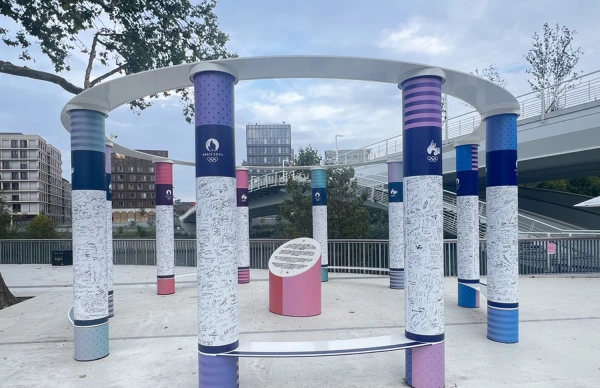 Fresque de la Trêve Olympique, Paris 2024