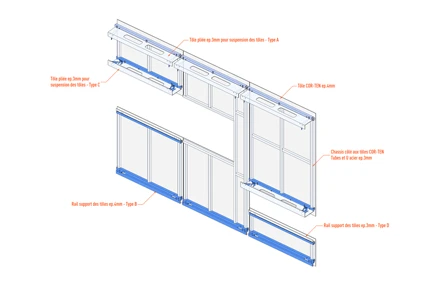 Bas-relief décoratif sculpté 1960, Jean-Charles Lallement