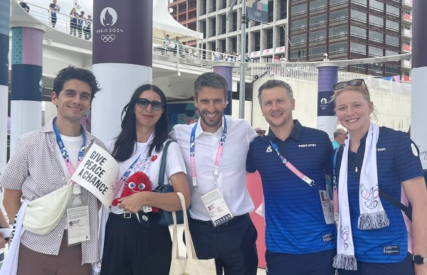 Fresque Trêve Olympique et Paralympique, Paris 2024
